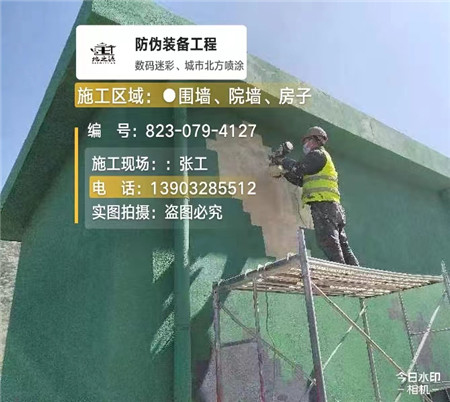 海口设备迷彩喷涂,迷彩漆施工